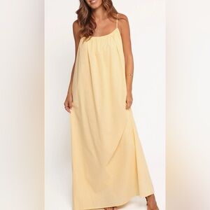 Petal & Pup Light Yellow Maxi Skirt